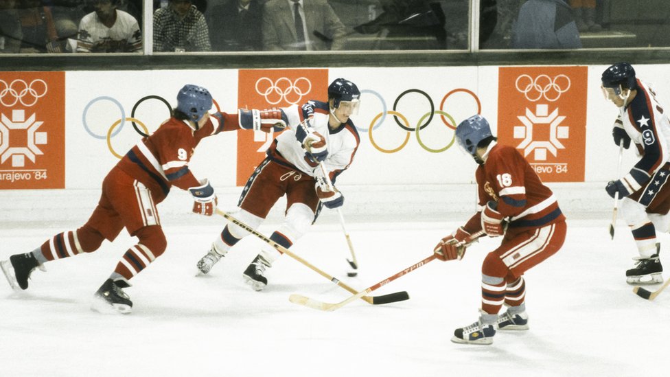 Borba hokejaša SAD i Èehoslovaèke/Getty Images