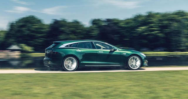 Unikatni Tesla Model S karavan debituje na sajmu u Ženevi FOTO