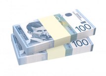 Serbian 100 dinar (RSD) notes (Thinkstock)