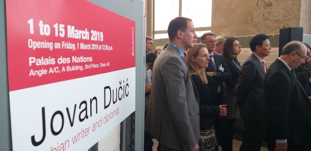 "Jovan Ducic - Serbian writer and diplomat" in Geneva
