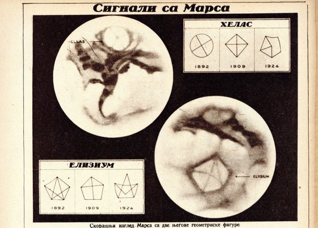 Kako su pre skoro 100 godina ljudi u Srbiji zamišljali Mars?