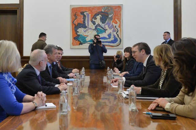 Serbian president receives British diplomat