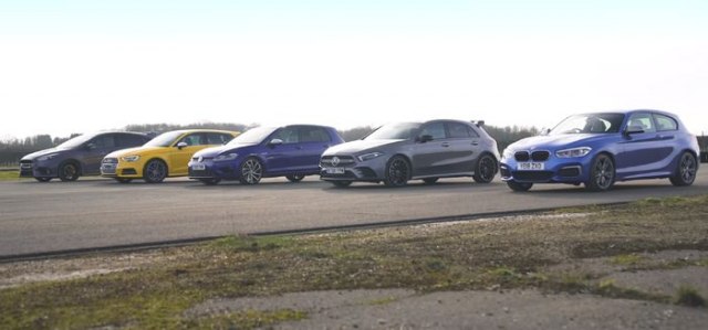 AMG A35, BMW M140i, Golf R, Audi S3, Focus RS – ko je najbolji? VIDEO