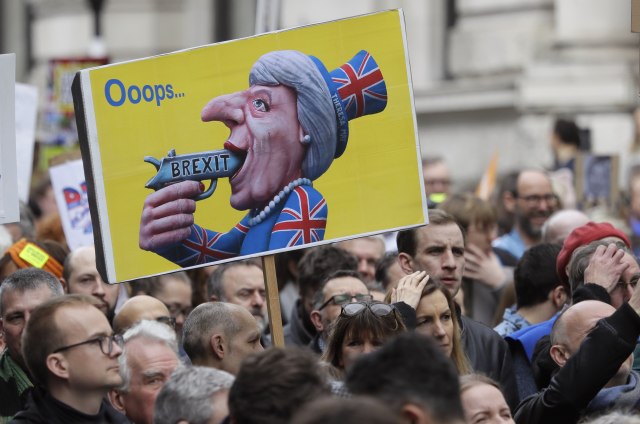 London marširao: "Neæemo Bregzit" FOTO