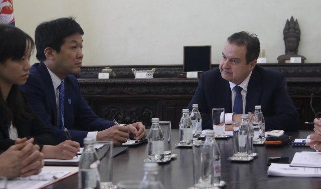 Serbian FM receives Japanese PM's national security adviser