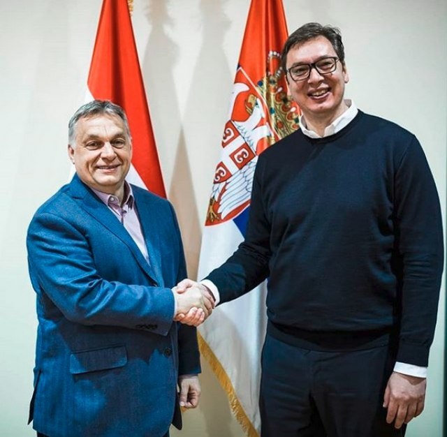 Vucic meets with Orban, governments to hold joint session