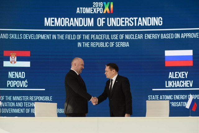 Serbia and Russia to build nuclear research center