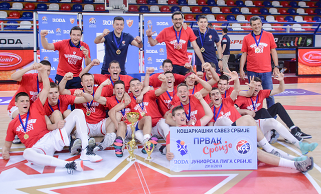 Juniori Zvezde odbranili titulu u dramatičnom duelu sa Partizanom FOTO