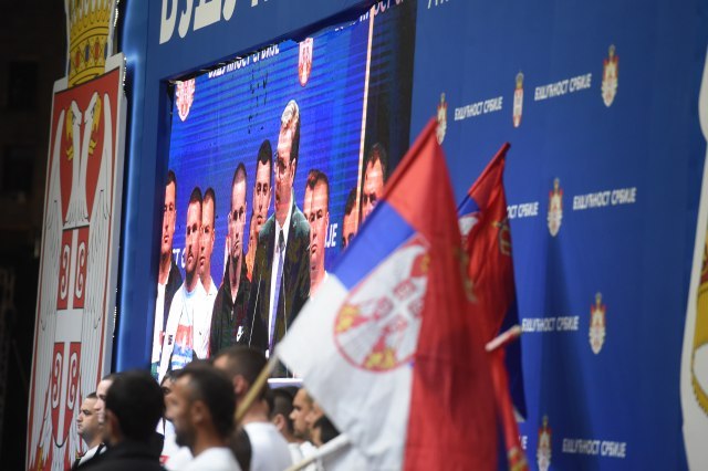 Vucic's rating grows after big rally in Belgrade - pollster