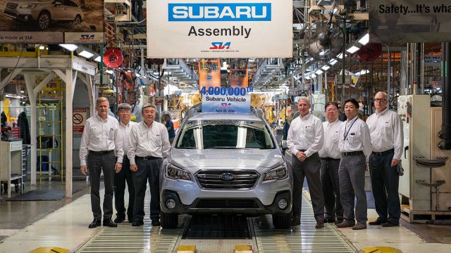 Subaru proslavio veliki jubilej: 4.000.000 automobila u SAD
