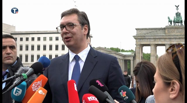Vučić u Berlinu sa Krihbaumom FOTO VIDEO