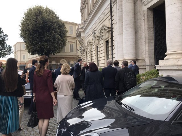 Vucic arrives in Rome, meeting with Salvini; topic - Kosovo