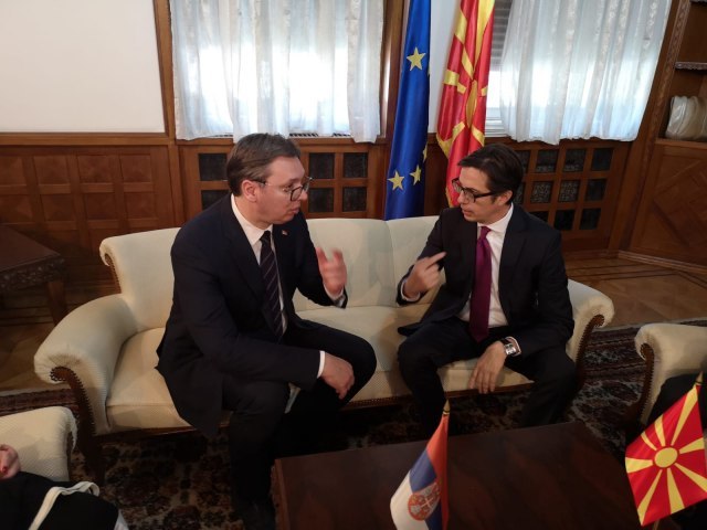 Serbian president meets with new Macedonian counterpart
