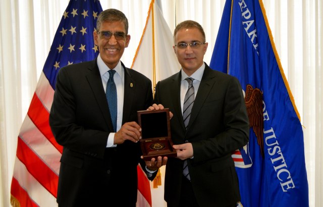Interior minister on three-day visit to United States