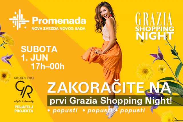 Grazia Shopping Night na Novosadskoj promenadi