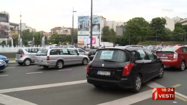 Centar Beograda biće paralisan: Protest taksista do 