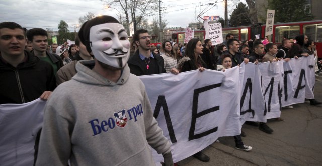 Završen protest "Jedan od pet miliona" u Beogradu