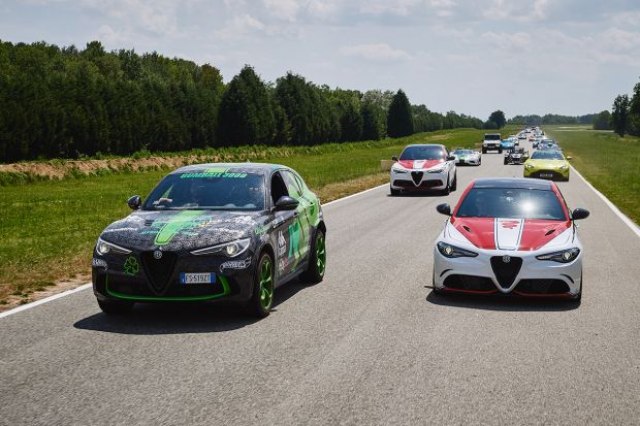 Alfa Romeo doèekao Gumball 3000 reli na test stazi Balocco VIDEO