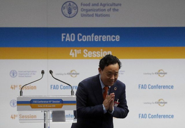Zamenik kineskog ministra poljoprivrede na èelu FAO