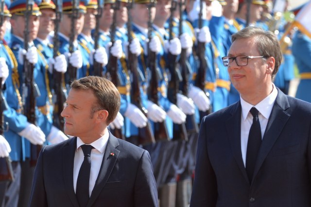 LIVE: Macron and Vucic at the Palace Serbia, meetings to follow FOTO/VIDEO