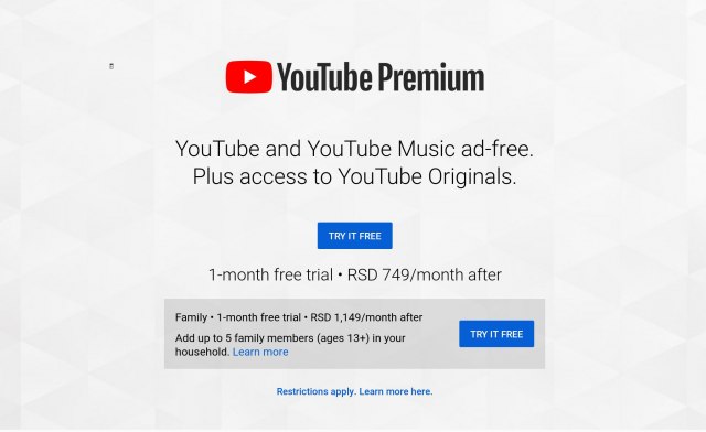 Šta nam taèno donose YouTube Premium i YouTube Music?