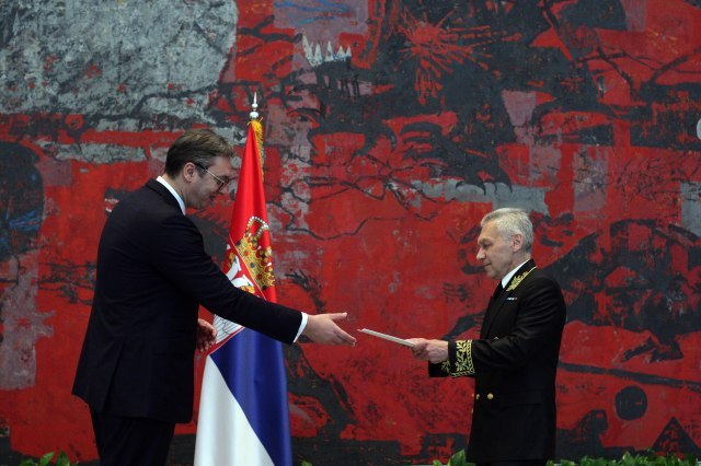 Kharchenko delivered credentials to Vucic addressing him in Serbian VIDEO/FOTO
