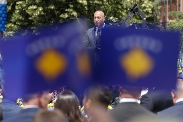 Haradinaj resigned on Friday, only to resume his PM's duty on Sunday