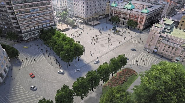 Ovako će izgledati Trg republike: Na isti način biće rekonstruisan Trg Nikole Pašića FOTO