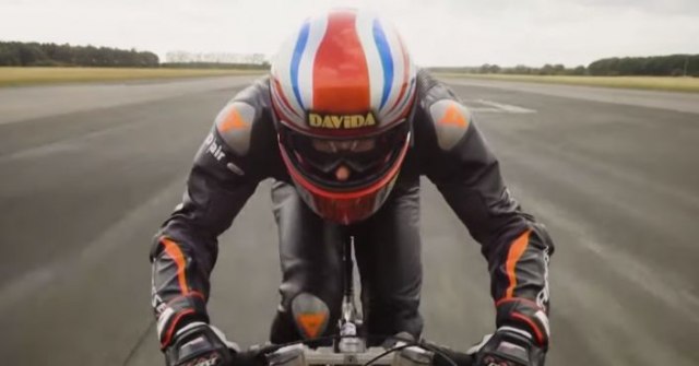 Britanac vozio bicikl 280 km/h VIDEO