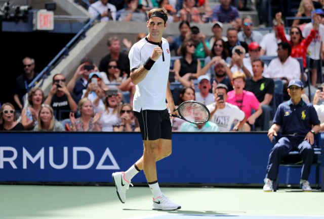 Federer potpuno uništio Gofana za èetvrtfinale US opena