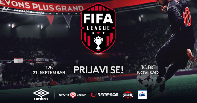 FIFA19 turnir – TC BIG Shopping Center Novi Sad 21.09.2019!