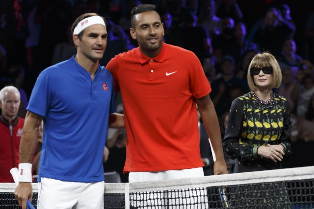 Federer nadjačao Kirjosa za veliko slavlje Tima Evrope! VIDEO