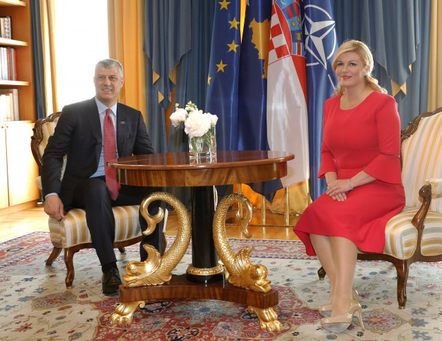 Kolinda i Tači: Hrvatska će nastaviti da pruža podršku Kosovu