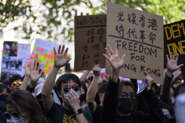 Protesti podrške Hongkongu u Sidneju i Tajpeju