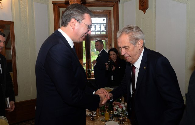 Vucic and Zeman on the possibility of withdrawing Kosovo recognition