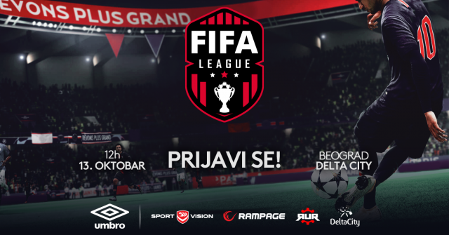 FIFA20 turnir – TC Delta City Beograd 13.10.2019!