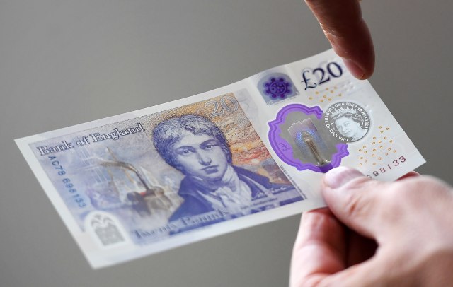 Banka Engleske predstavila novu novèanicu od polimera