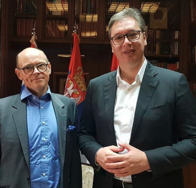 Vucic met with Bjornstad, Oslo Representative for the Western Balkans PHOTO