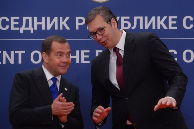 Završena poseta Medvedeva: "Uz pesmu 'Ovo je Srbija' ispratismo našeg prijatelja" VIDEO/FOTO