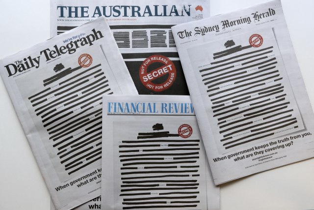 Novine u Australiji danas izgledaju ovako FOTO