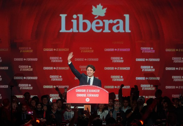 Trudoovi liberali osvojili najviše mandata na izborima u Kanadi, ali nemaju veæinu