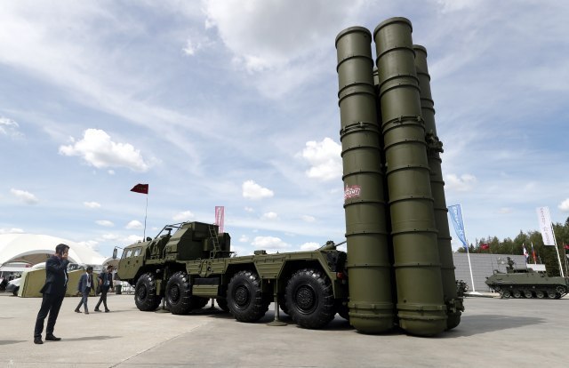 The Russians delivered S-400 missile defense system and Pantsir S