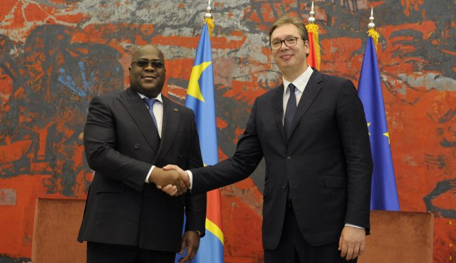 Vučić sa predsednikom DR Kongo: 
