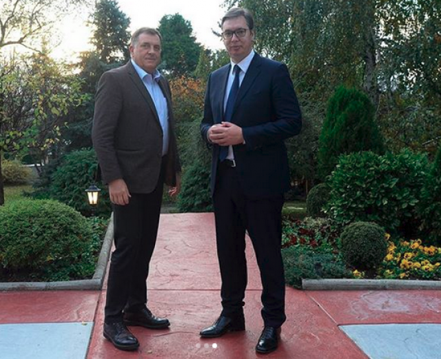 Vuèiæ èestitao Dodiku na kompromisu i dodao: "Odlièan sastanak" FOTO