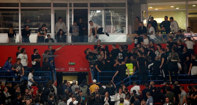 ABA kaznila Partizan zbog nereda na derbiju