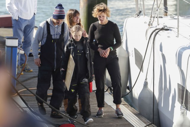Šta sada sprema Greta Tunberg? Posle tri nedelje plovidbe stigla u Lisabon FOTO