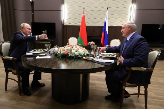 Putin i Lukašenko na 