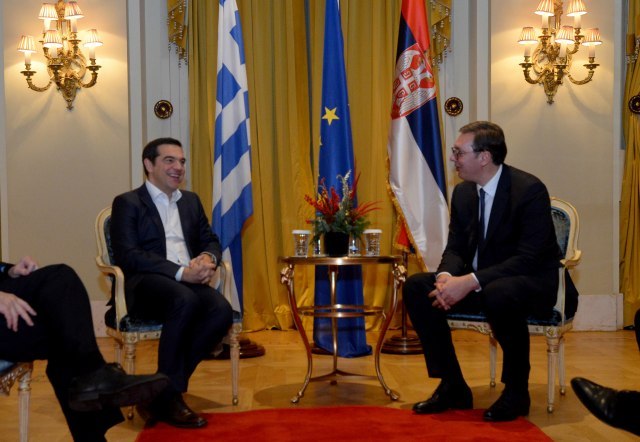 Vucic met with Tsipras and ended his visit to Greece