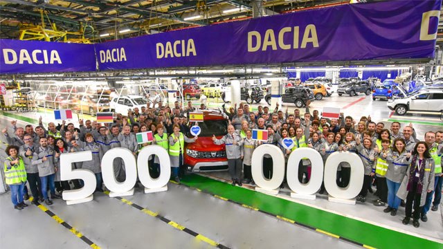 Dacia napravila pola miliona Dustera druge generacije u Mioveniju