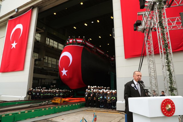 Predstavljena nova turska podmornica: 